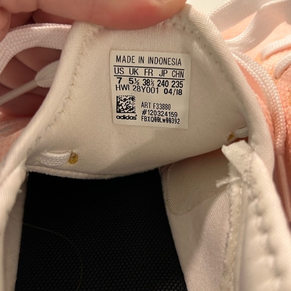 Pink adidas cloudfoam sneakers - Picture 3 of 4